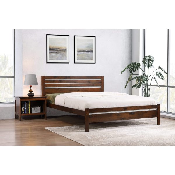 Astley Bed Antique Oak King d9ciwo4u