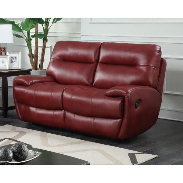 Bailey Recliner LeatherGel & PU 2 Seater Black