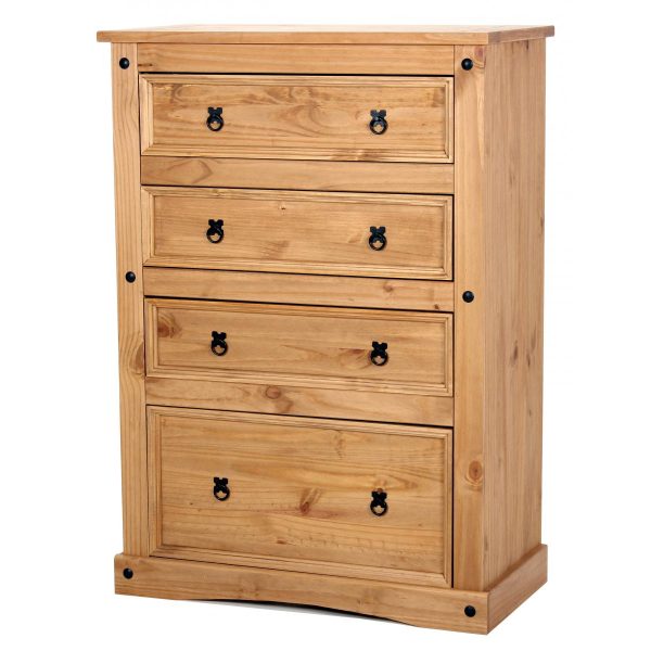 Corona Chest 4 Drawers Wide