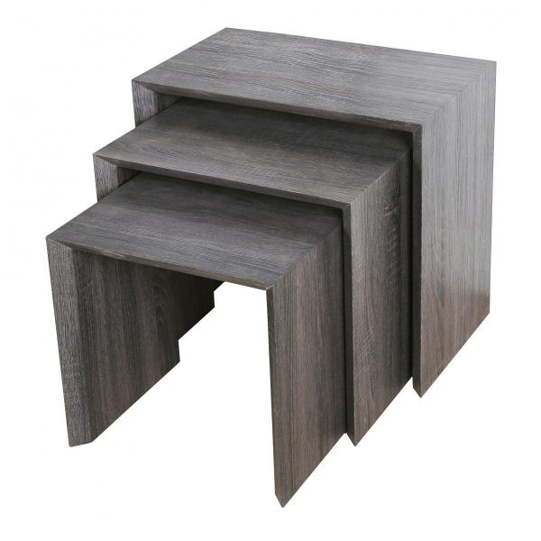 Forrest Nest of Tables Walnut (Black)