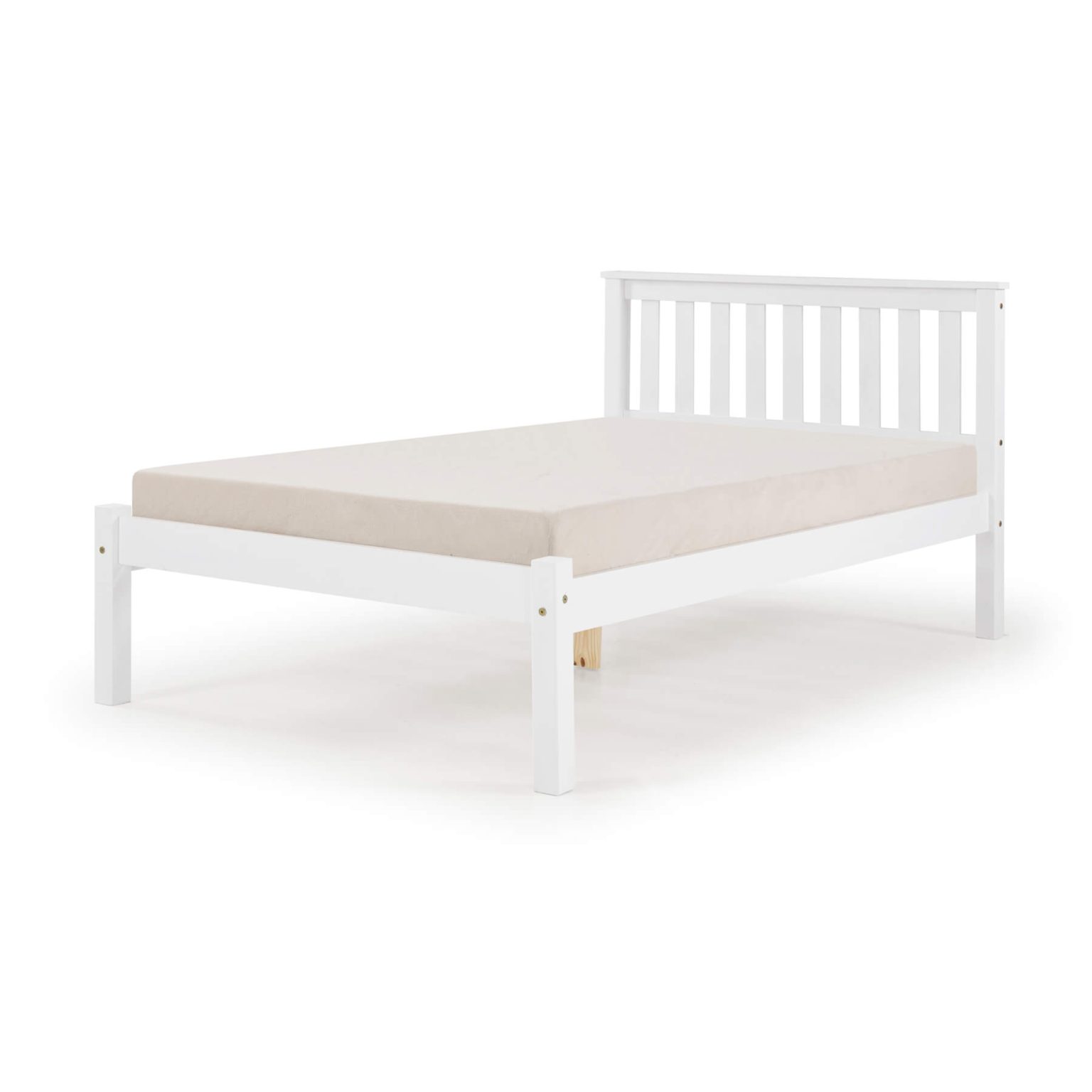 Manila LFE Pine Bed 4 Foot White - Image 2