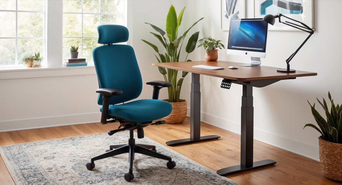 Maximizing Comfort - The Importance of Ergonomic Furniture for Home Offices-min