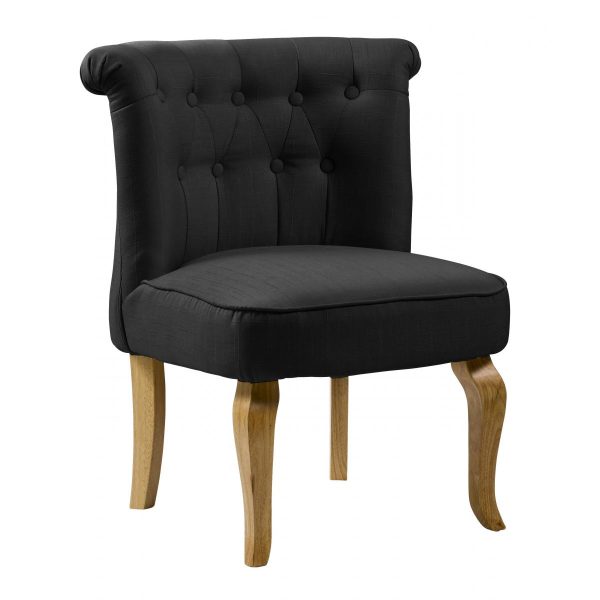 Pembridge Fabric Chair Black (Set of 2 Chairs)