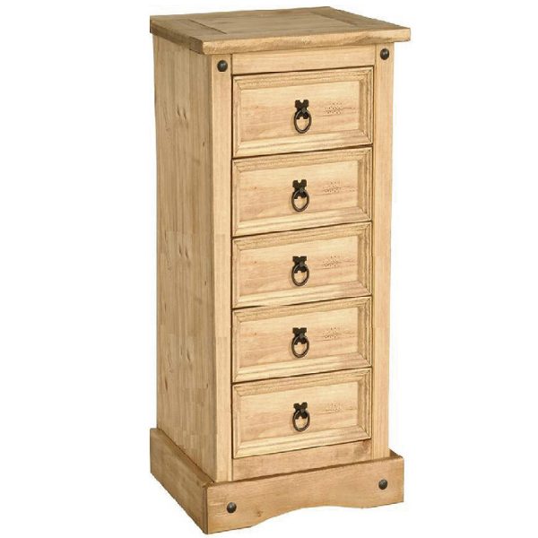 Corona Chest 5 Drawers Narrow