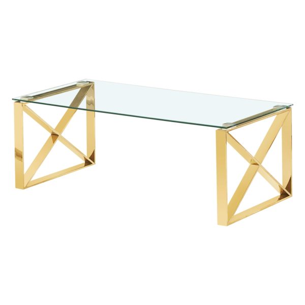 Ningbo Gold Clear Glass Coffee Table