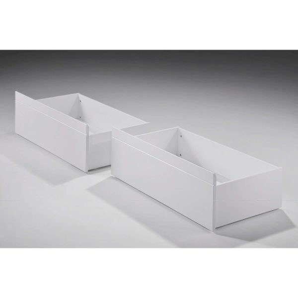 Tripoli Bunk Bed Drawers Pair White